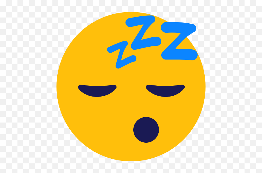 Emoji Sleep Sleeping Icon - Blue Sleeping Emoji Png,Sleepy Emoji Png