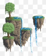 Floating Islands Transparent Png Image - Minecraft Floating Island Png,Floating Island Png