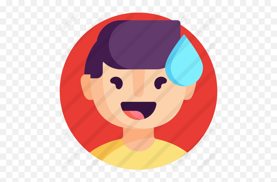 Sweat - Free User Icons Cartoon Png,Sweat Emoji Png