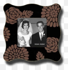 Damask - Coal Picture Frame png