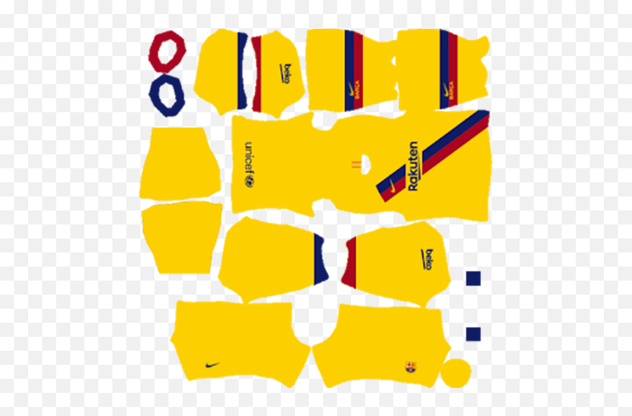 Barcelona Kits 2020 Dream League Soccer - Kit Tottenham Dls 2020 Png,Barcelona Logo Dream League