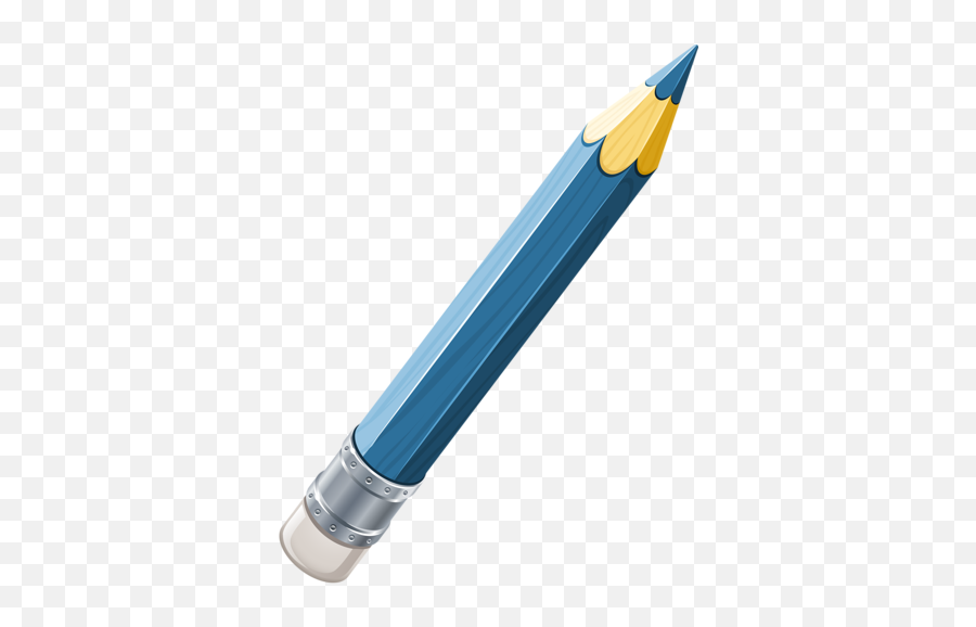 Download Hd Blue Colored Pencil - Colored Pencil Png,Colored Pencil Png