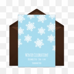 Snowflakes Falling Png Transparent - Envelope,Snow Falling Png