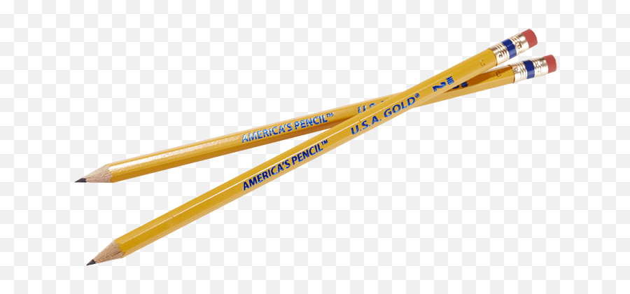 Download 2 Pencil Png Freeuse - Number 2 Pencils 14kt Two Color Gold Chain Franco Id Bracelet,Pencils Png