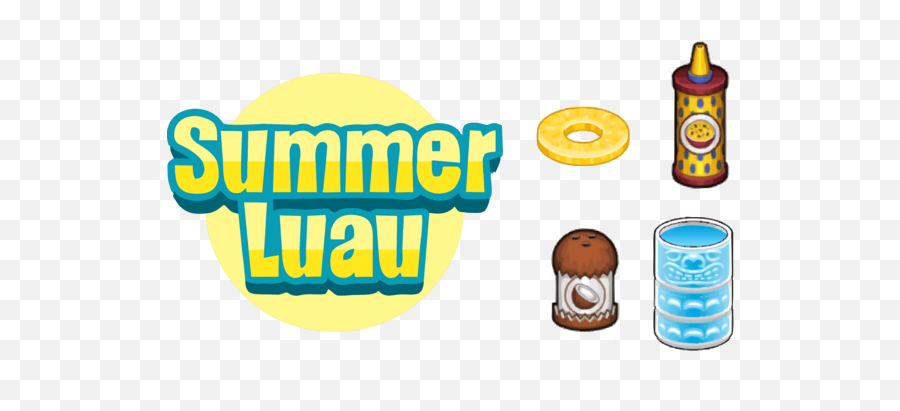 Download Hd Summer Luau Pancake - Papau0027s Pancakeria Hd Clip Art Png,Luau Png