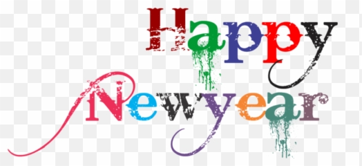Download Happy New Year Clipart Transparent Background - Png Sticker