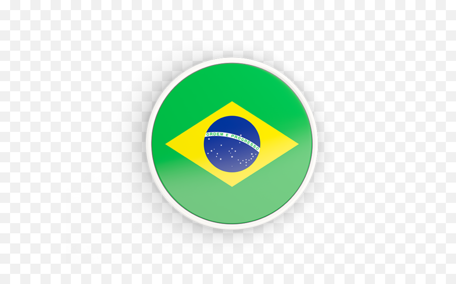 Brazil Flag Icon Round - Flag Of Brazil Png,Brazil Flag Png
