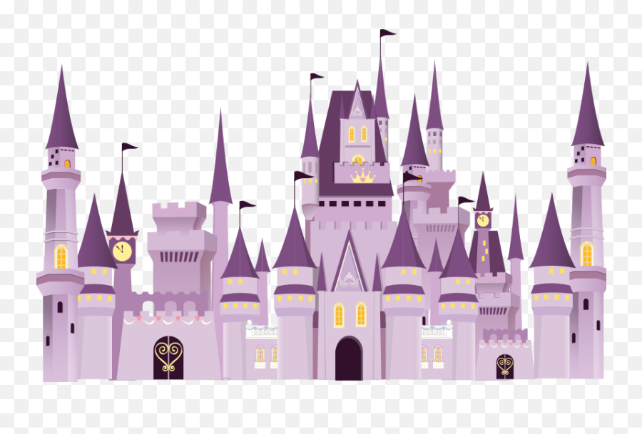 Cartoon Walt Disney Castle - Disney Castle Hd Cartoon Png,Disney Castle Png