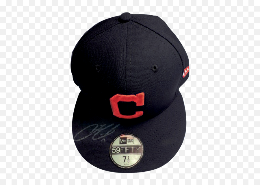 Francisco Lindor Autographed Navy Indians Hat - Magento Png,Indians Baseball Logo