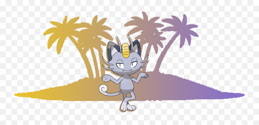 Alolan Meowth Png - Gen 7 Iconic Pokemon,Meowth Png