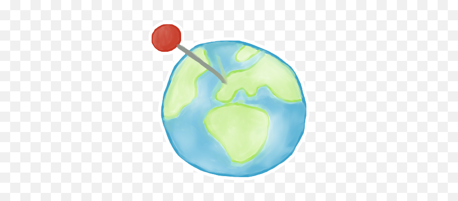 Globe Pinpoint Icon Png Clipart Image
