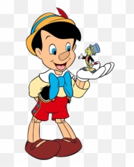 Pinocchio Png - Jiminy Cricket Et Pinocchio,Pinocchio Png