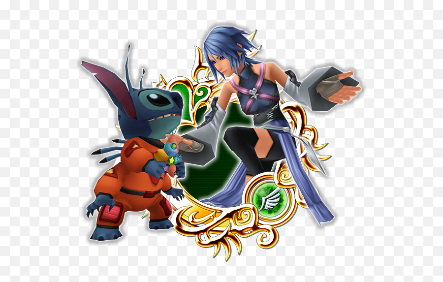 Aqua U0026 Stitch - Khux Wiki Kh Leon Png,Stitch Png