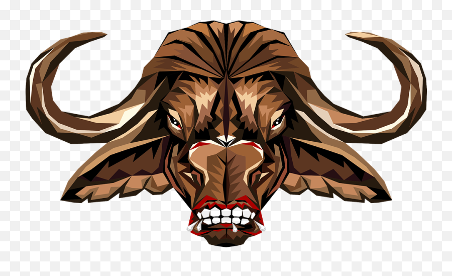 Download Head Animal Buffalo Nature Stylized Comic - Png Buffalo Head,Buffalo Png