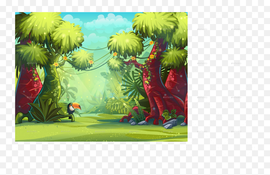 Download Pngillustration Boot Screen To The Computer Game - Transparent Jungle Cartoon Background,Jungle Png