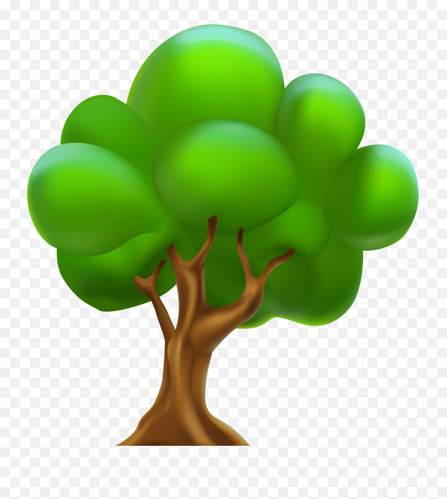 Cartoon Tree Png Clipart Transparent - Full Size Clipart,Transparent Trees