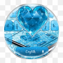 Amazoncom Glitter Diamond Heart Keyboard Theme Appstore - Girly Png,Diamond Heart Png