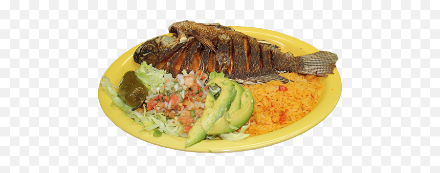 Tostada De Ceviche - Fried Fish Full Size Png Download Platter,Fried Fish Png