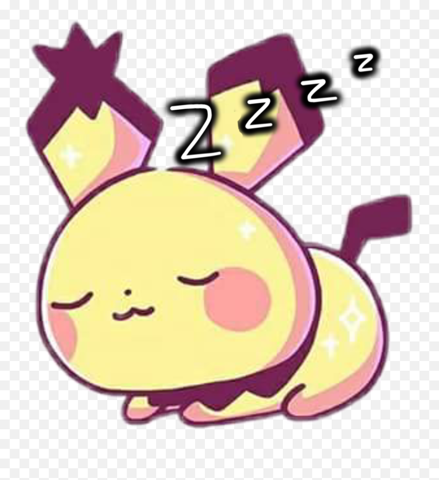 Pichu Sleepypichu Sticker By Landon Z - Happy Png,Pichu Png