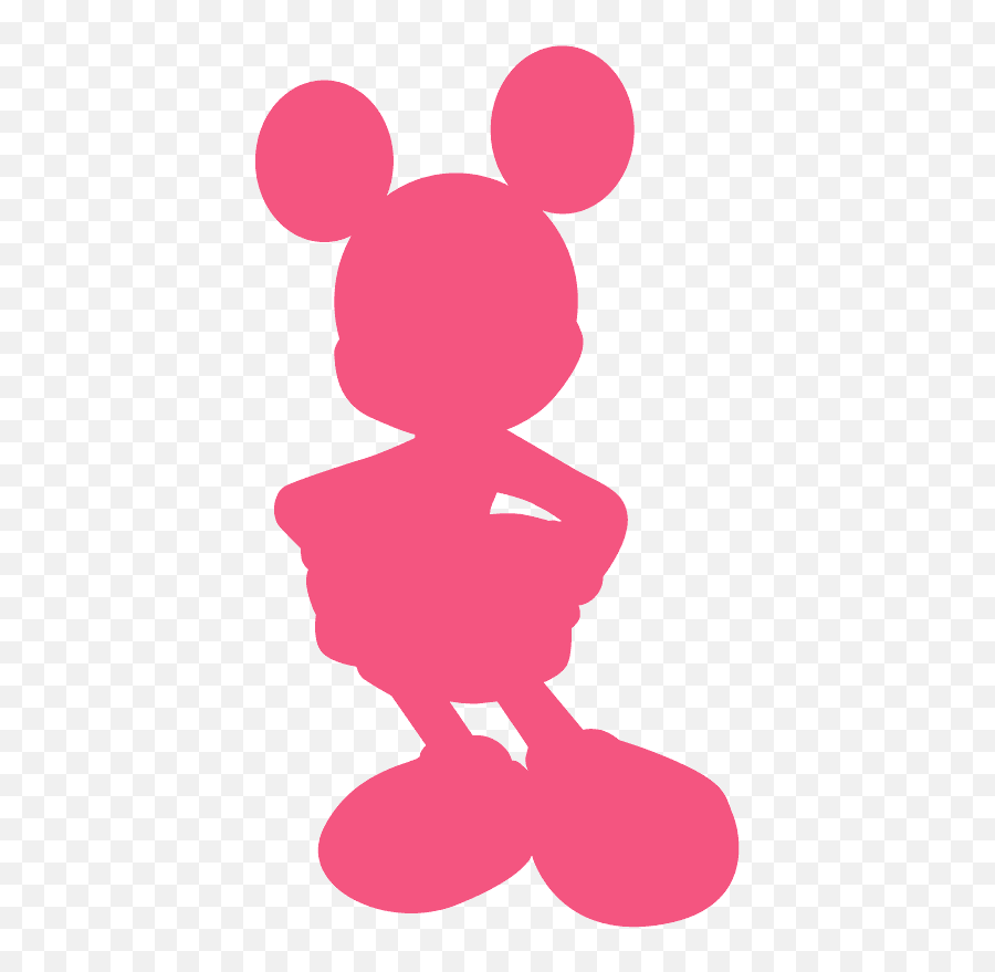 Mickey Mouse Silhouette - Mickey Mouse Silhouette Png,Mickey Mouse Silhouette Png