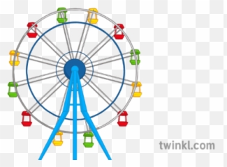 Themeparks Ferris Wheel Illustration - Theme Park Png,Ferris Wheel Png
