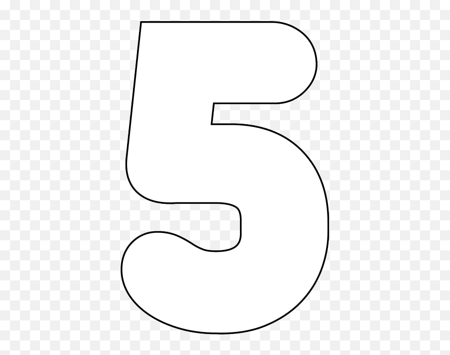 Number 5 Transparent Image Icon In - 5 In Bubble Letters Png,Number 5 Png