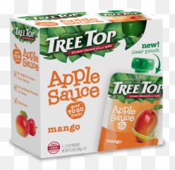Mango Apple Sauce Pouch 4 Pack - Tree Top Fitness Nutrition Png,Mango Transparent