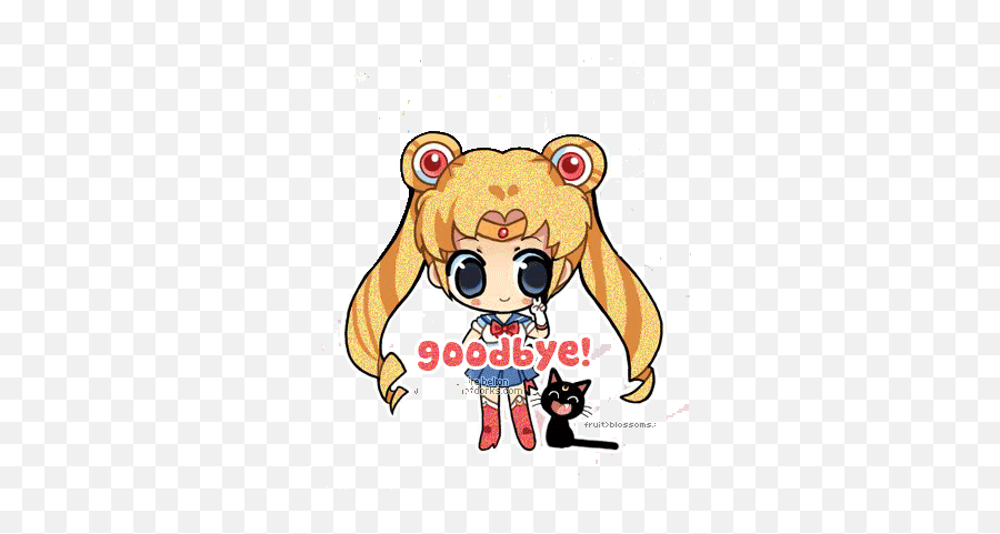 Glitter Graphics The Community For Enthusiasts - Dibujo De Sailor Moon Chibi Png,Moon Gif Transparent