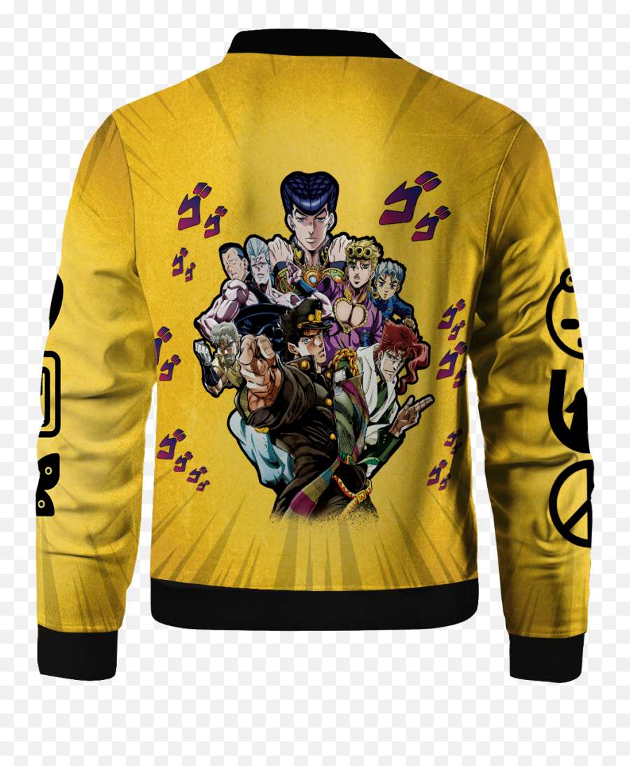 Jojou0027s Bizarre Adventure Bomber Jacket U2013 Fandomaniax - Store Jojo Bizarre Adventure Bomber Jacket Png,Jjba Transparent