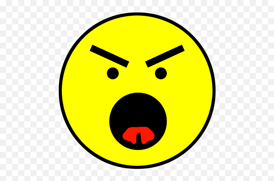Free Mad Face Emoji Transparent Download Clip Art - Angry Emoticon Face Clipart Png,Angry Face Transparent
