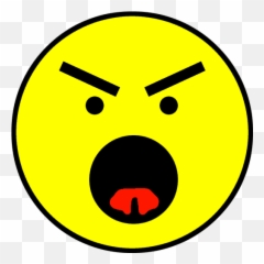 Free Mad Face Emoji Transparent Download Clip Art - Angry Emoticon Clipart png