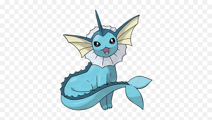 Vaporeon Pokemon Transparent Png - Vaporeon Pokemon Eevee Evolution,Vaporeon Transparent