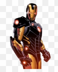 Iron Man Black Suit - png