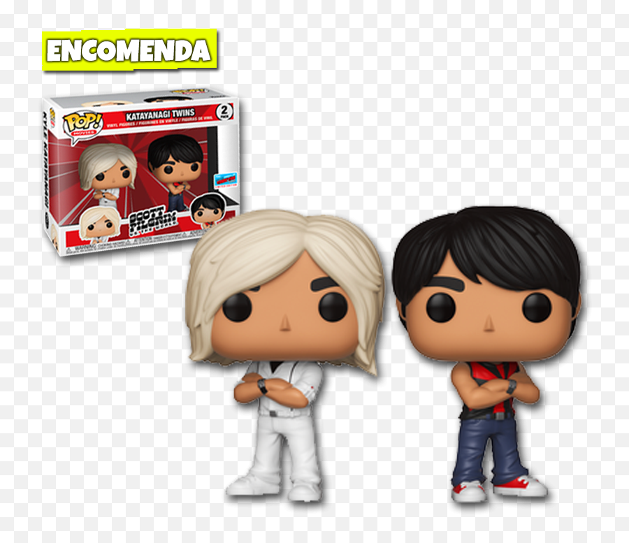 Download Scott Pilgrim Katayanagi Twins Pack Nycc - Scott Scott Pilgrim Funko Pop Png,Scott Pilgrim Png