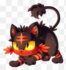 Litten - Litten Is Lit Litrato 40326993 Fanpop Cute Litten Png,Litten Png