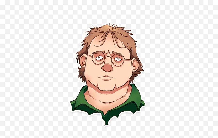Gabe Newellu201d Stickers Set For Telegram - For Adult Png,Gabe Newell Png