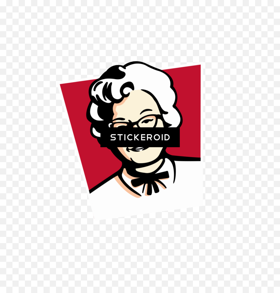Grandma Clipart - Kfc Logo Man Woman Png,Grandma Transparent