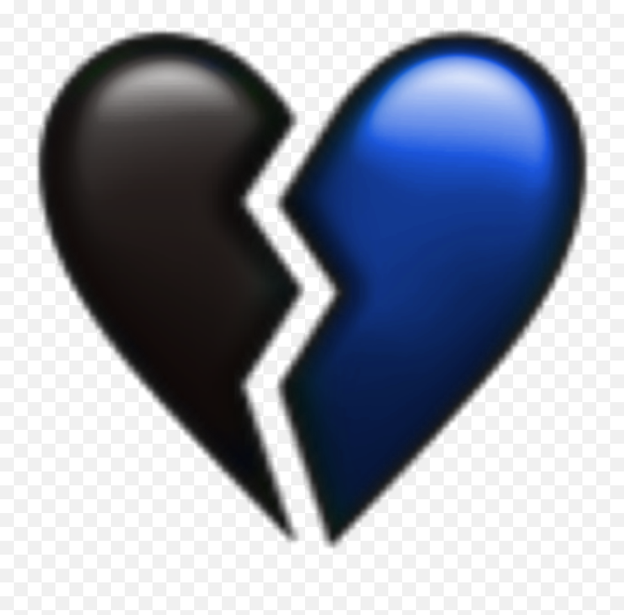 Blue Heart Heartbroken Heartbreak Sticker By Kokichi - Language Png,Blue Heart Transparent