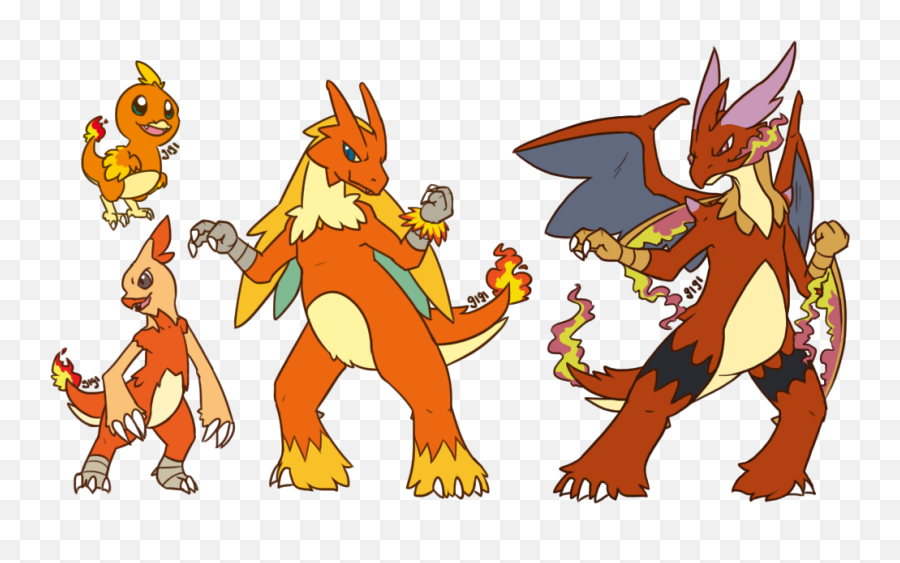 Mega Blaziken U2013 Ptgigi - Torchic And Charmander Png,Blaziken Png