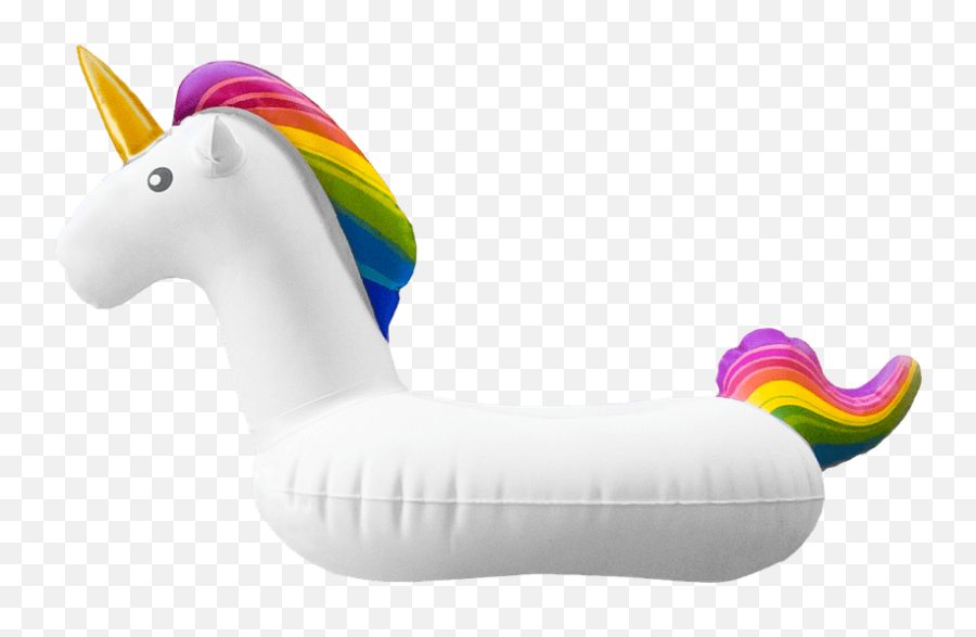 Mini Inflatable Unicorn Cup Holder - Unicorn Floaty Small Png,Transparent Unicorn