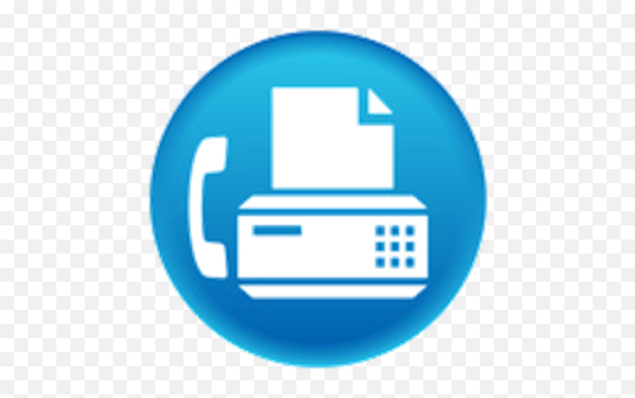 Fax Icon Png Blue - Blue Icon Fax,Fax Icon