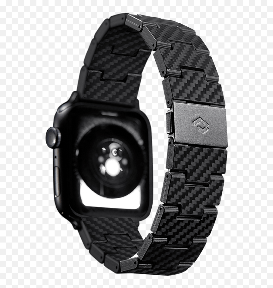 Carbon Fiber Apple Watch Link Bands - Watch Strap Png,Hex Icon Watch Band