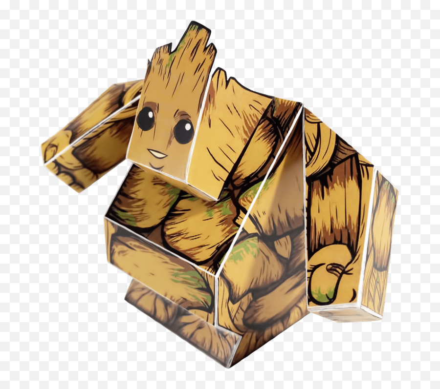 Baby Groot Set Of Diy Paper - Illustration Png,Rocket Racoon Icon