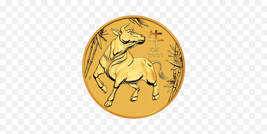 Australian Lunar Ox Bu 12 Oz - 2021 Australia 1 10 Oz Gold Lunar Ox Coin Bu Png,Poe Dameron Icon