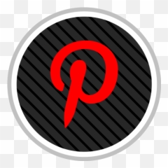Free Pinterest Logo Icon Of Flat Style - Available SVG Instagram Black And Red Png
