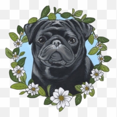 Pug Life Png - Pug Puglife Cute Little Dog Freetoedit Pug,Pug Transparent Background