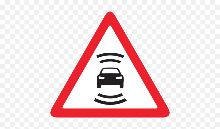 Autonomous Cars Road Sign - Autonomous Driving Sign Png,Autonomous Car Icon