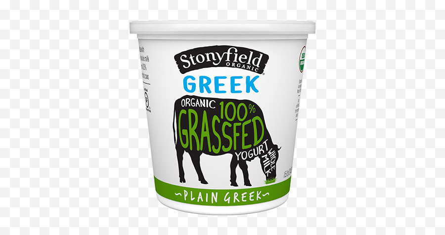 100 Grassfed Greek Vanilla 24oz - Stonyfield Stonyfield Organic Grass Fed Greek Yogurt Png,Vanilla Bean Icon