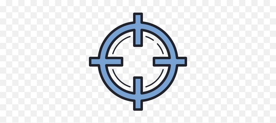 Target Icon In Color Hand Drawn Style - Custom Crosshair Download Png,Mlg Icon