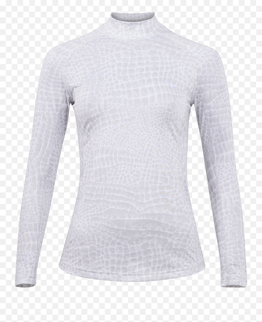 Croc Print Long Sleeve Top - Long Sleeve Png,Footjoy Icon White Croc